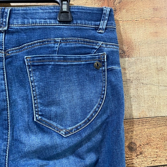 Democracy Ab Solution Cropped Capris Jeans Size 14 - Picture 3 of 4